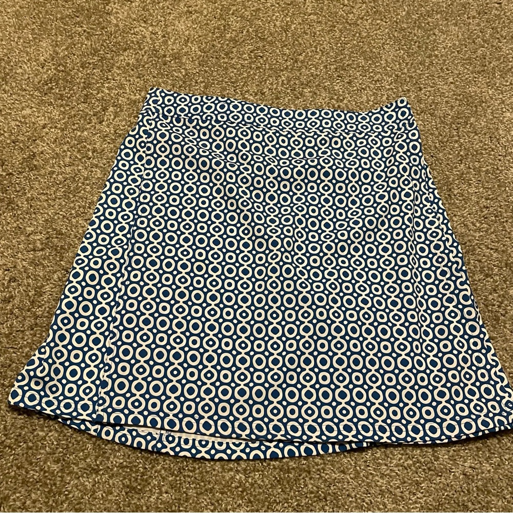 Ripskirt Hawaii skirt medium blue white resortwear coastal‎ active vacation